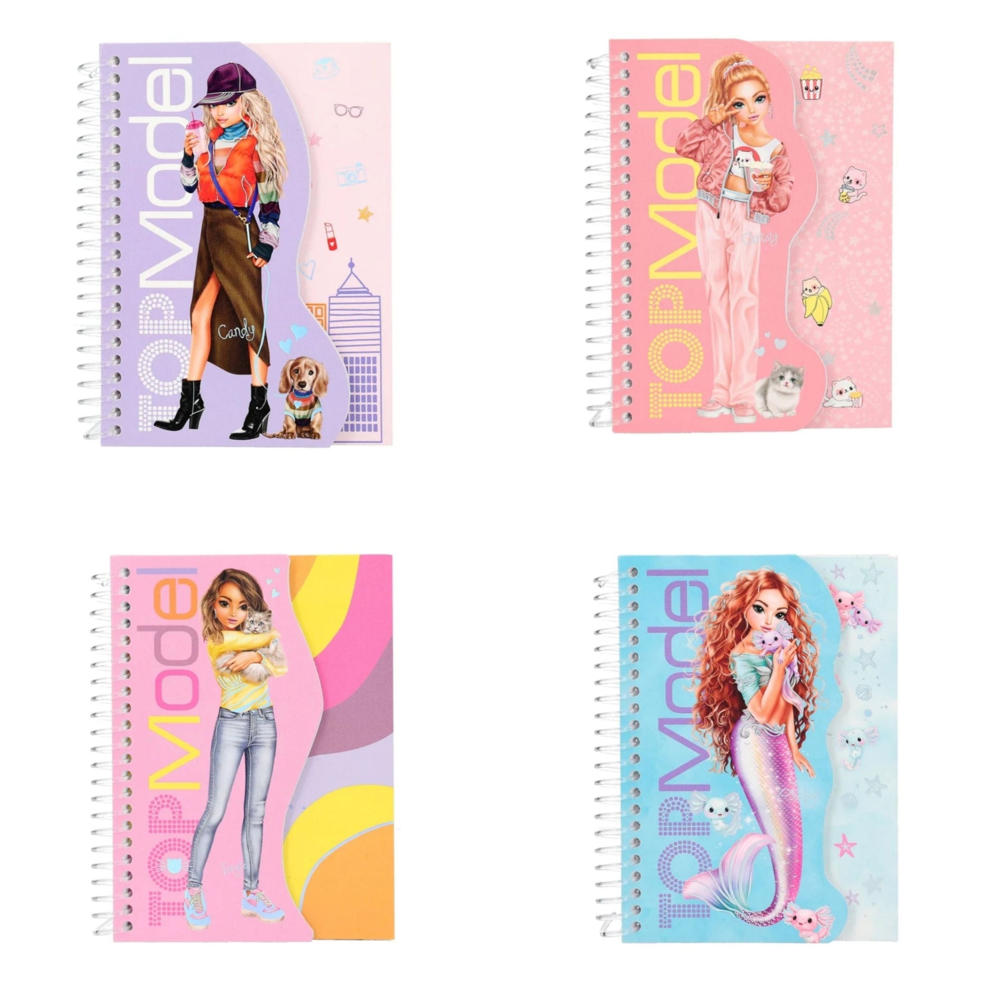 Top Model A5 Spiral Notebook