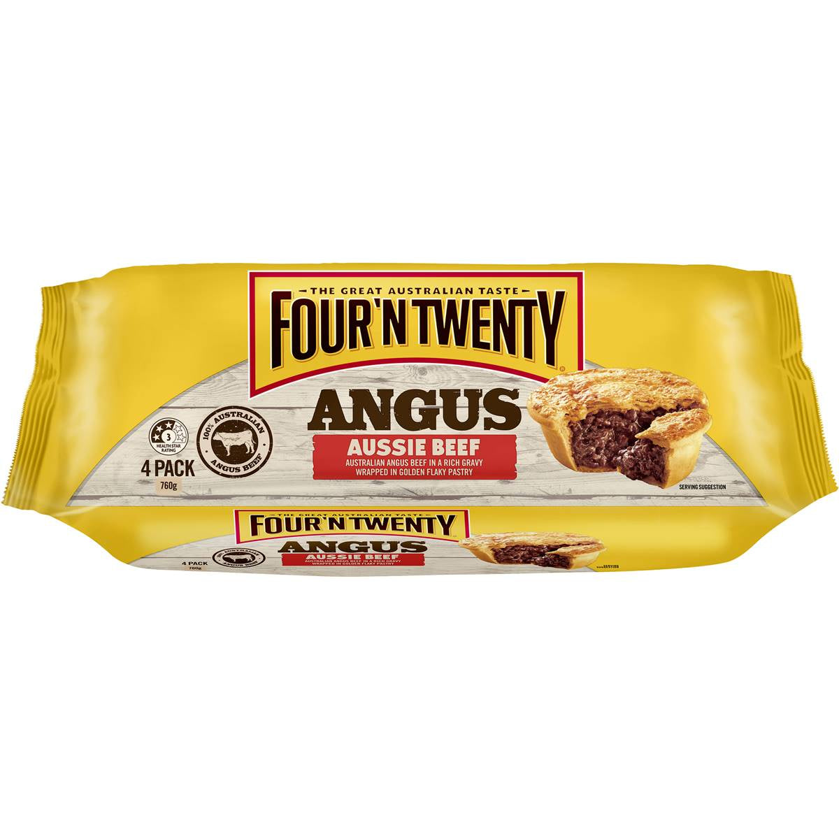 4 & 20 Angus Aussie Beef 4pk 700g