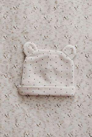 Bencer & Hazelnut Newborn Jersey Beanie