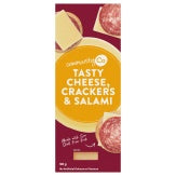 Community Co Salami, Tasty Cheese Slice & Cracker 50g