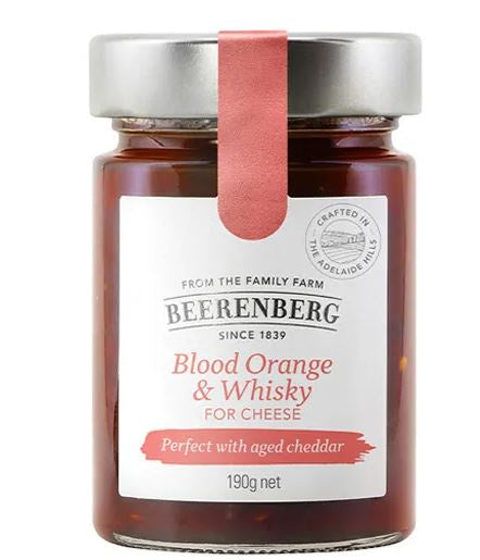 Beerenberg Blood Orange & Whisky for Cheese 190g