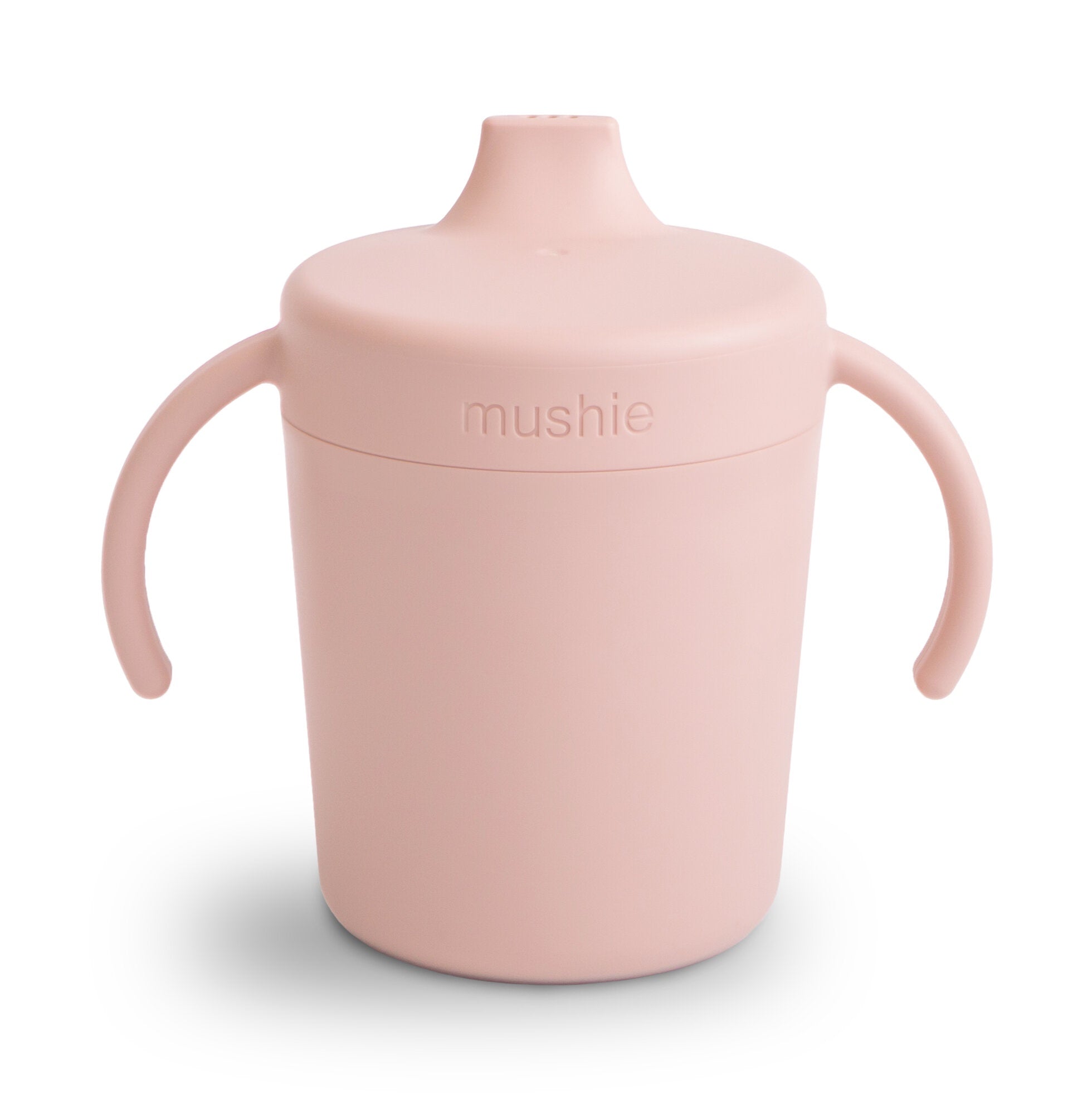 Mushie Trainer Sippy Cup with Handle - Blush