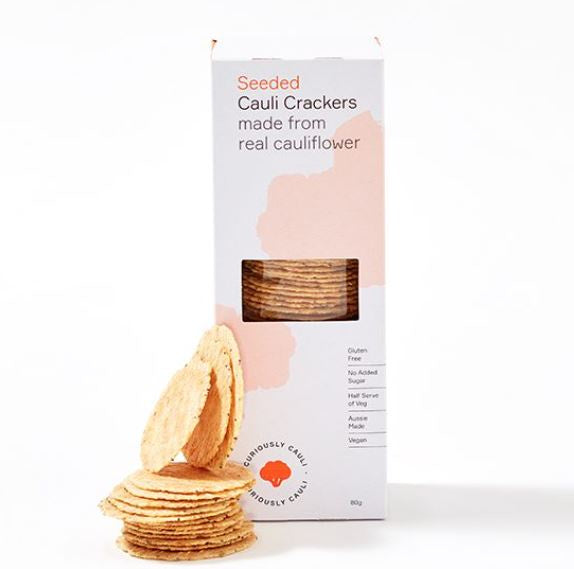 Curiously Caulli Crackers Super Seed 80g (DNR)