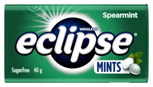 Eclipse Spearmint Sugar Free Mints Tin 40g