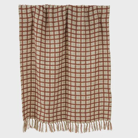 Elouise Wool Blend Throw 125x150cm Multi
