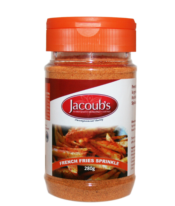 Jacoubs French Fries Sprinkle 230g shaker