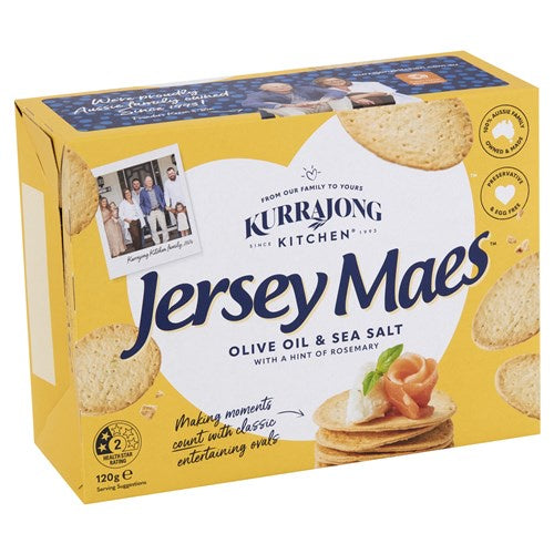 Kurrajong Crackers Jersey Maes 120g