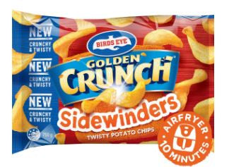 Birds Eye Golden Crunch Sidewinders Potato Chips 750g