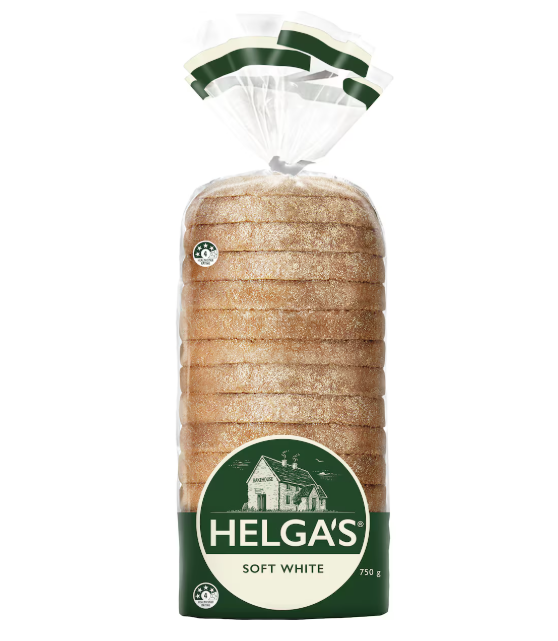Helga's Soft White Loaf 750G
