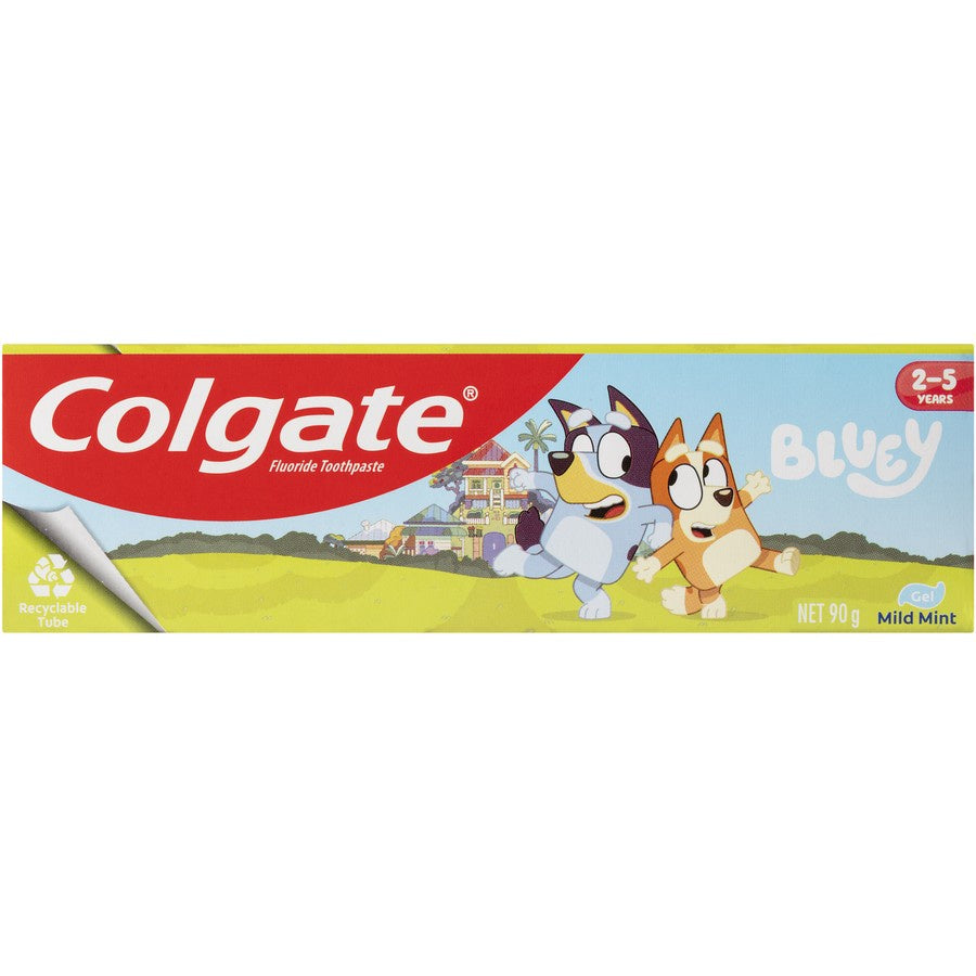 Colgate Kids Toothpaste 2- 5 Years Mild Mint Gel 90g