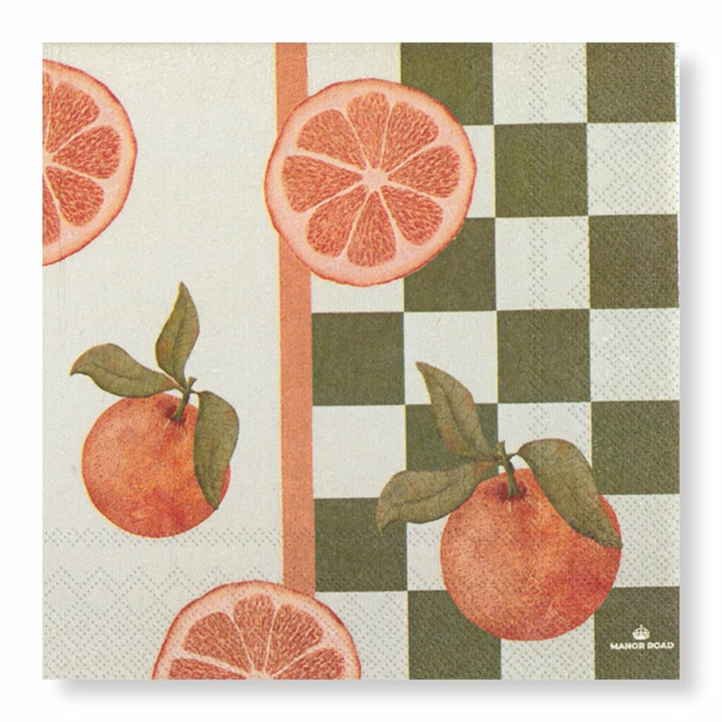 Manor Road Mimosa Napkins - Luncheon