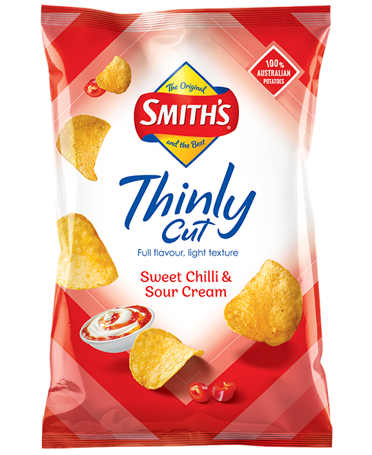 Smith's Thinly Sweet Chilli & Sour Cream 175g