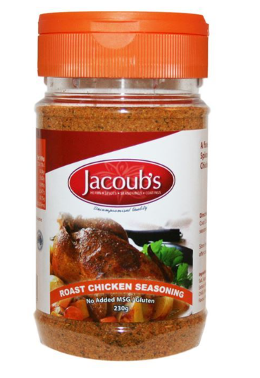 Jacoubs Roast Chicken Seasoning 230g shaker