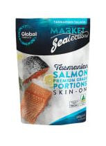Global Tasmanian Salmon Portion Skin On  4 x 125g