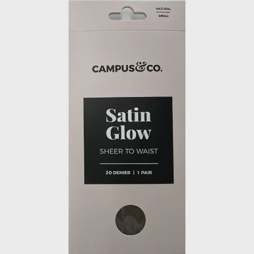 Campus&Co. Satin Sheer to Waist Natural