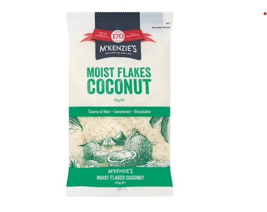 Mckenzie's moist flakes coconut 225g