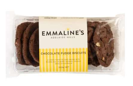 Emmaline's Chocolate Fudge Biscuits 350g