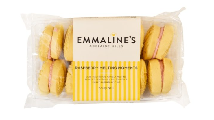 Emmaline's Raspberry Melting Moments 350g