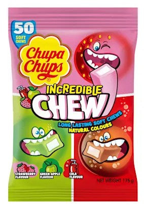 Chupa chups confectionery incredible chew bag 175g