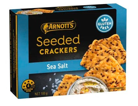 Arnotts gold label crackers seed salt 100g