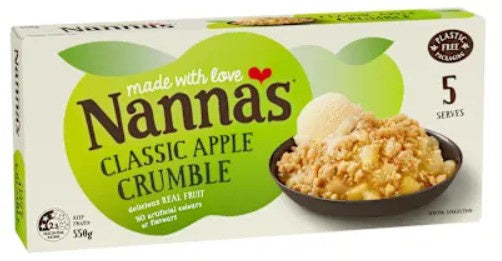 Nanna's apple crumble 550g
