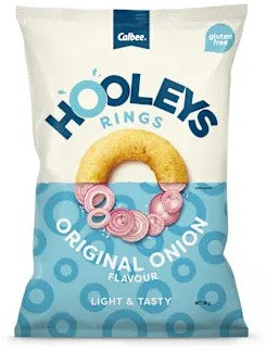 Calbee hooleys rings original onion flavour 90g