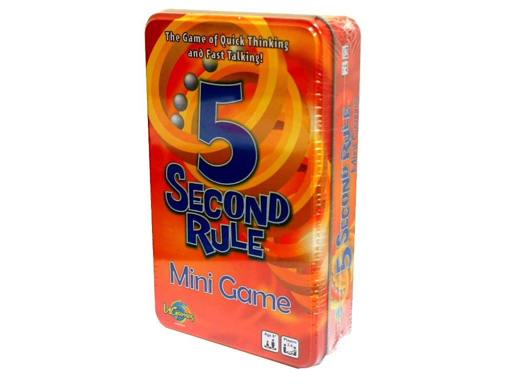 5 Second Rule Card Game (Tin)