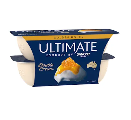 Danone Yoghurt Greek Honey 4x115g