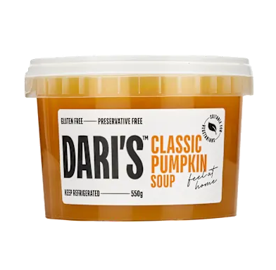 Dari's Classic Pumpkin Soup 550g