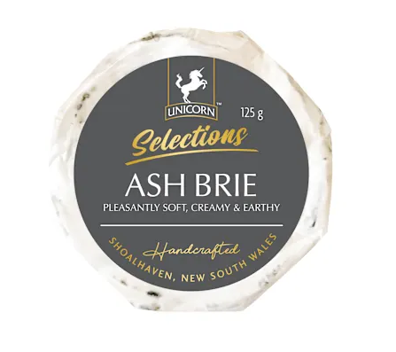 Unicorn Selections Ash Brie 125g