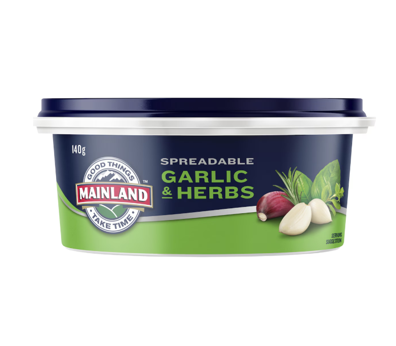 Mainland Spreadable Garlic & Herbs 140g