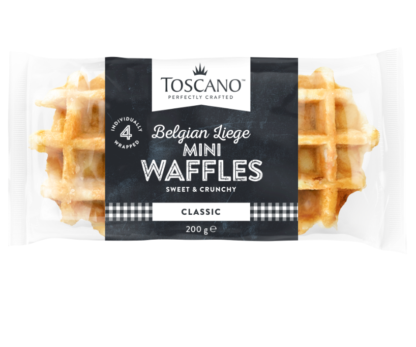 Toscano Waffles Mini 4pk 200g