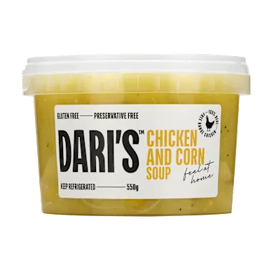 Dari's Chicken & Corn Soup 550g