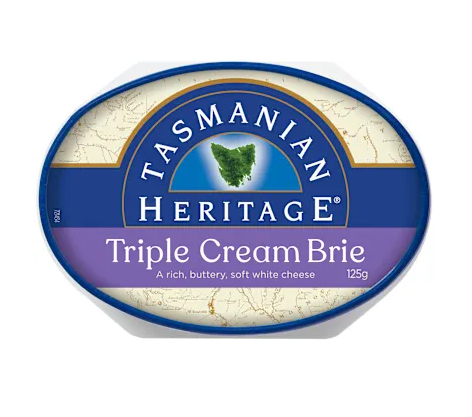 Tasmanian Heritage Brie Triple Cream 125g