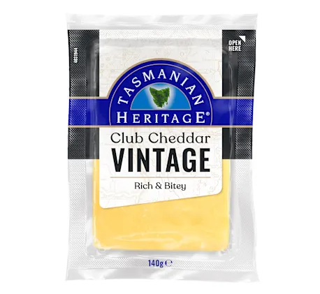 Tasmanian Heritage Club Vintage Cheddar 140g