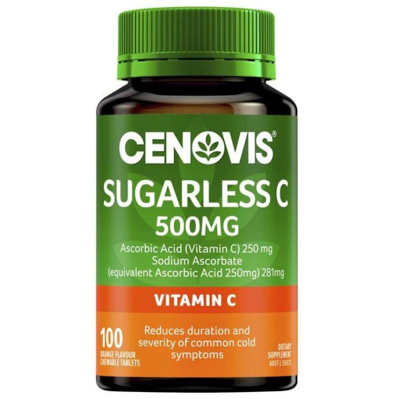 Cenovis Sugarless Vitamin C Chewable Tablets 500mg 160pk