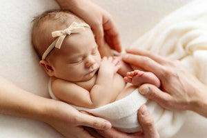Velvet Bow Baby Headband