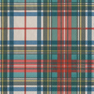 Caspari Stewart Dress Tartan Napkin - Luncheon