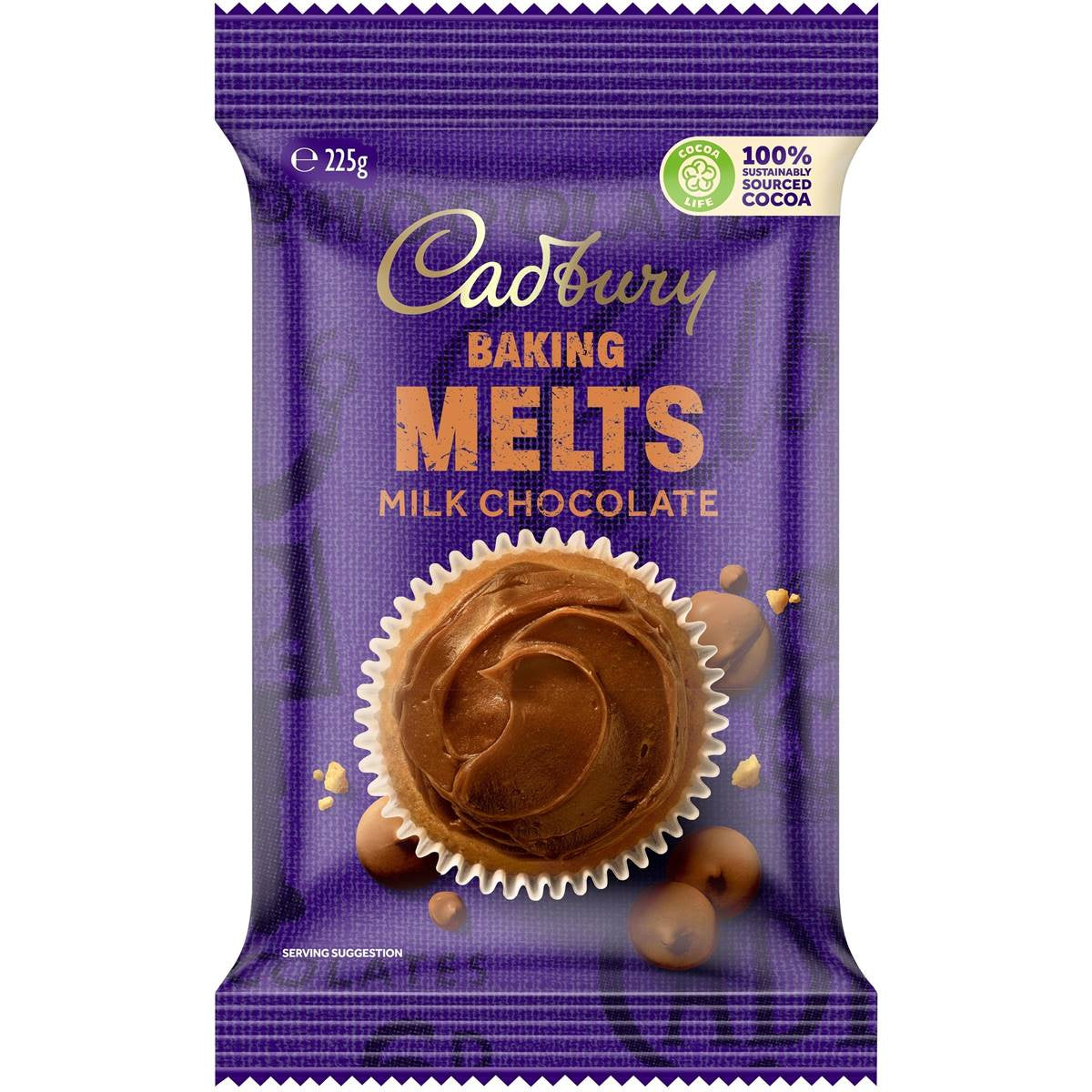 Cadbury Baking Milk Melts 225g