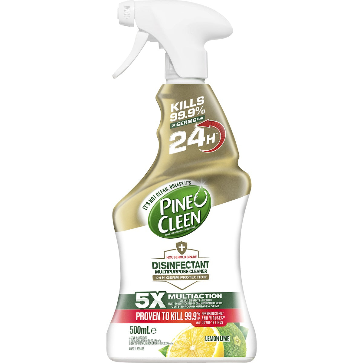 Pine O Cleen Lemon Lime Disinfectant Multipurpose Spray 500ml
