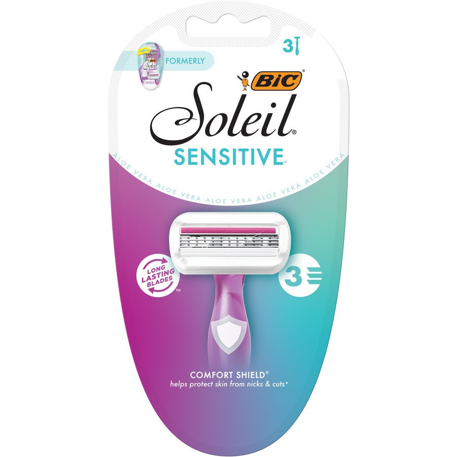 Bic Soleil Sensitive Womens Disposable Razors 3pk