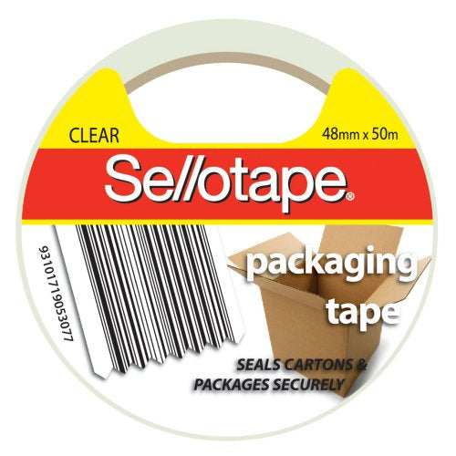 Sellotape Packaging Tape Clear 48mm x 50m 1pk