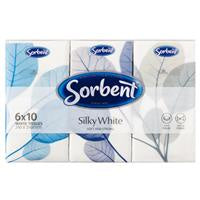Sorbent Facial Tissues 4ply Pocket Pack 6pk