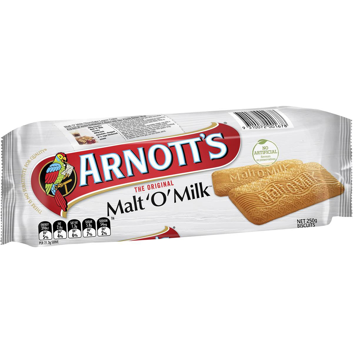 Arnotts Malt-O-Milk 250g (DNR)