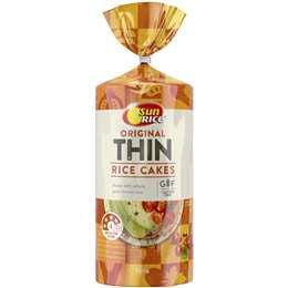 Sunrice Original Thin Rice Cakes G/F 150g