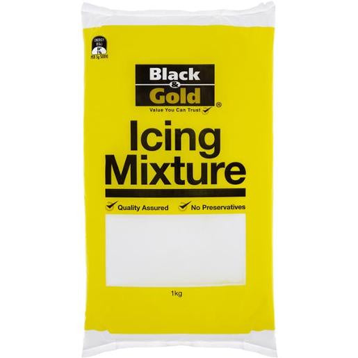 Black & Gold Icing Mixture 1 kg
