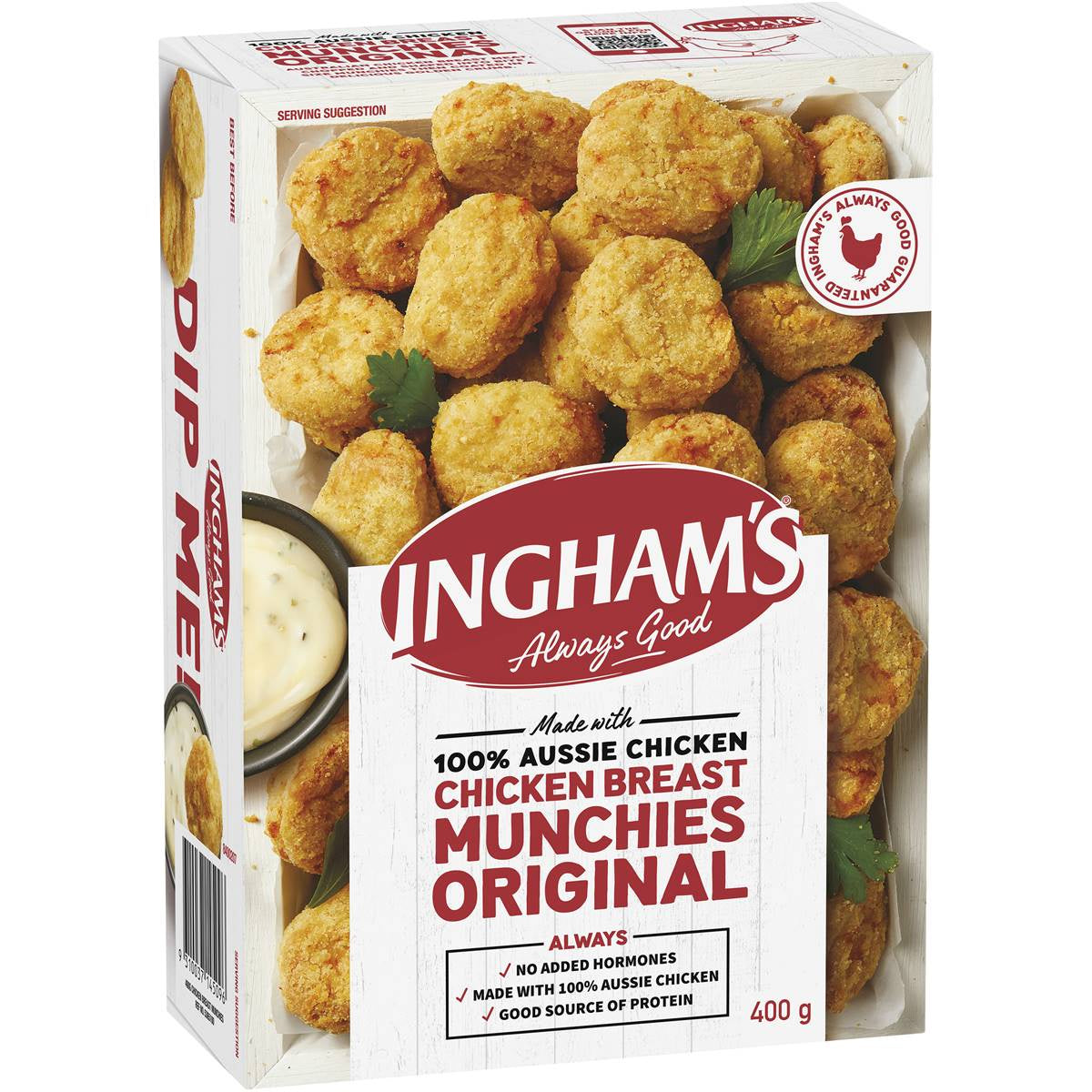 Ingham Chicken Breast Munchies Original 400g