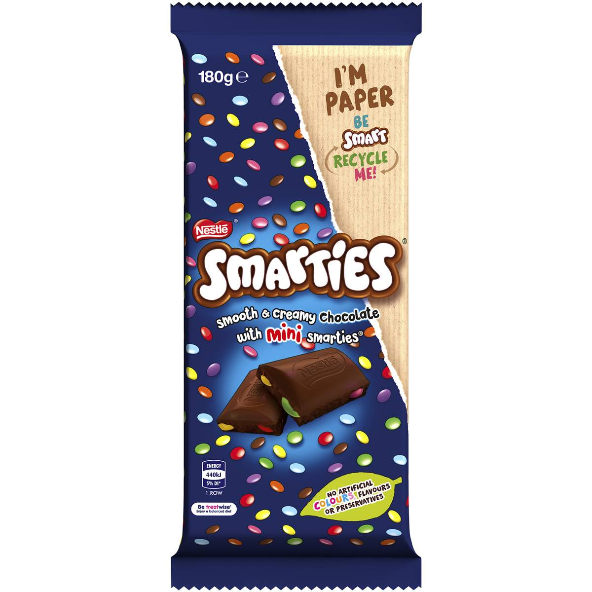 Nestle Chocolate Block Smarties 180g