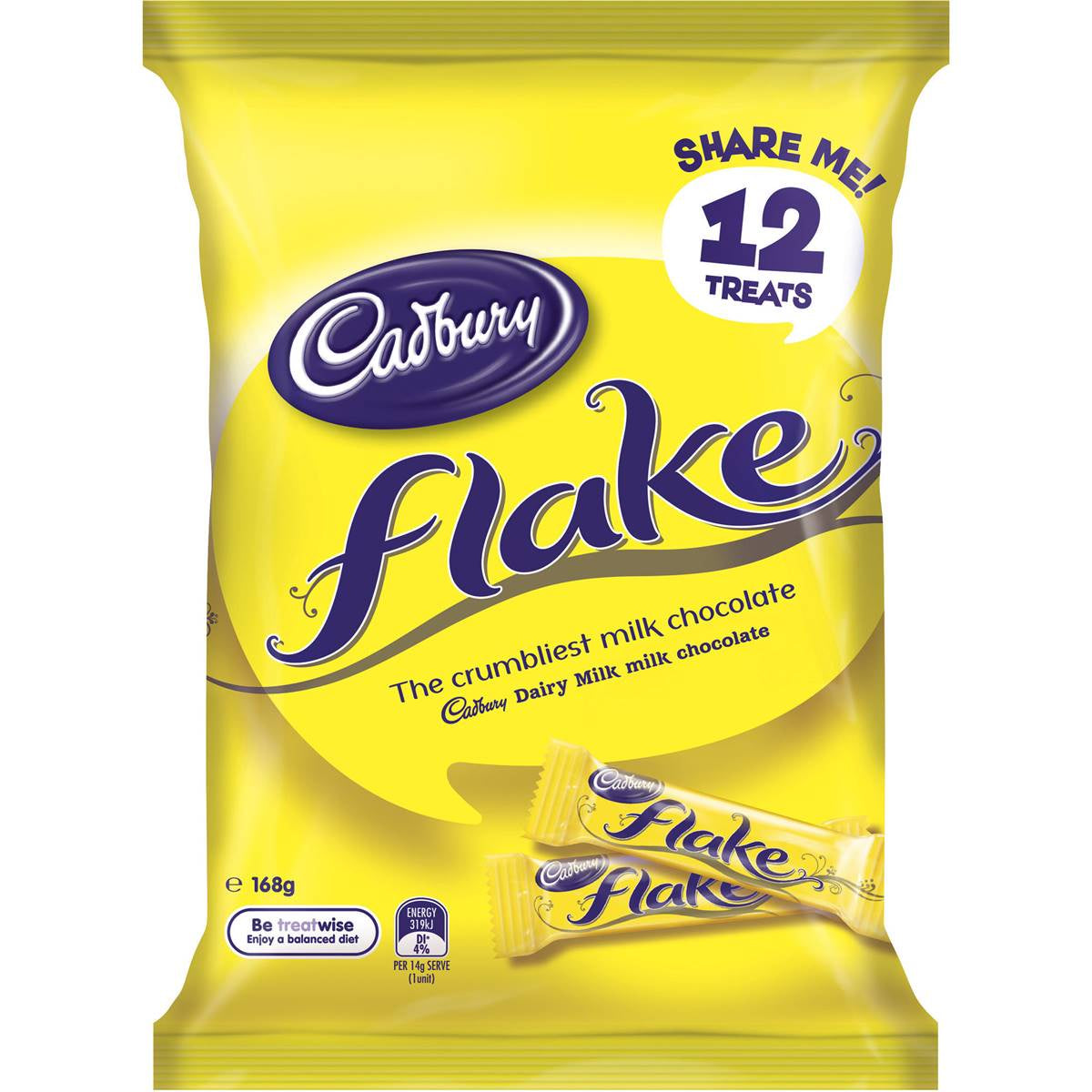 Cadbury Sharepack Flake 168g 12pk