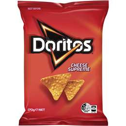 Doritos Corn Chips 170g Cheese Supreme